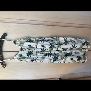 Pineapple Print straps dress